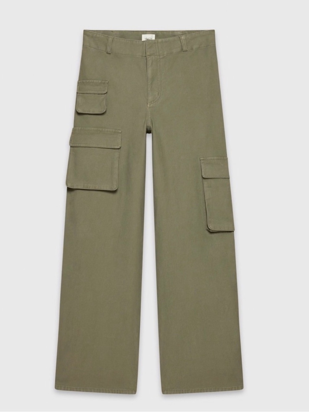 Aritzia Wilfred Free Size 8 Picture Wide-Leg Cargo Pant - Green